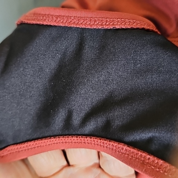 DKNY womens  One Piece Swimsuit. Rust‎ Color Size 12. Rouching. - Picture 10 of 10